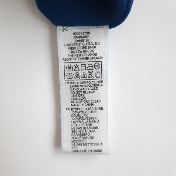 Collared high waist dress in abstract print S/P - Picture 10 of 11